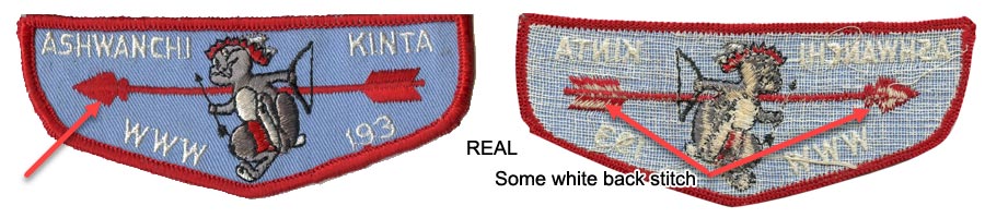 identifying bates fake boy scout patches