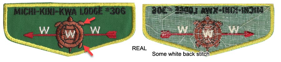 identifying bates fake boy scout patches