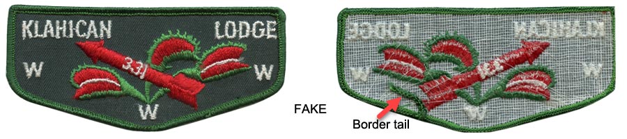 identifying bates fake boy scout patches