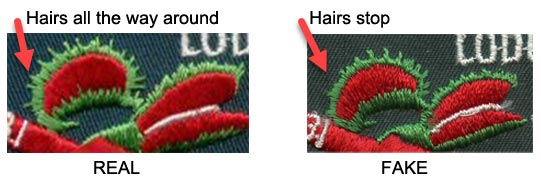 identifying bates fake boy scout patches
