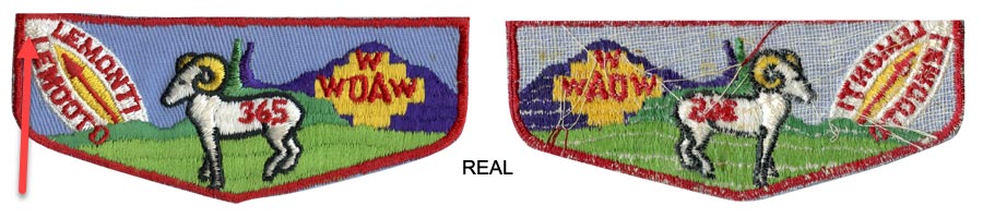 identifying bates fake boy scout patches