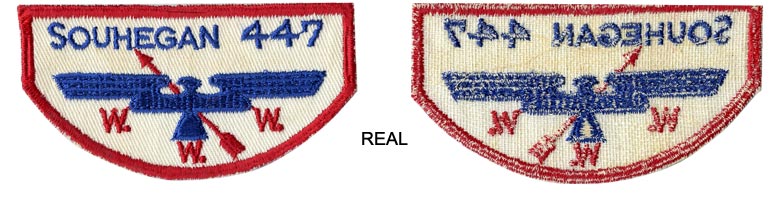 identifying bates fake boy scout patches