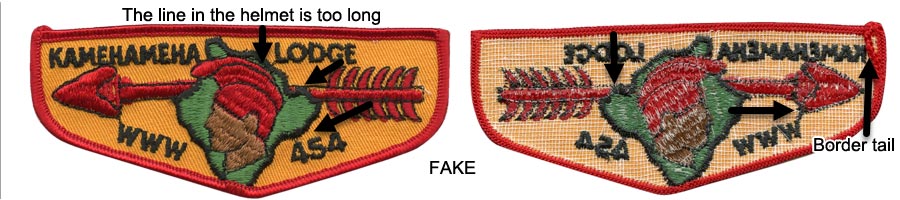 identifying bates fake boy scout patches