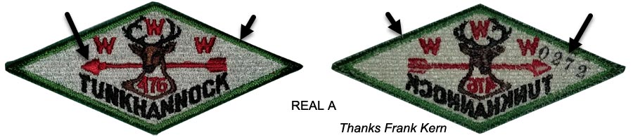 identifying bates fake boy scout patches