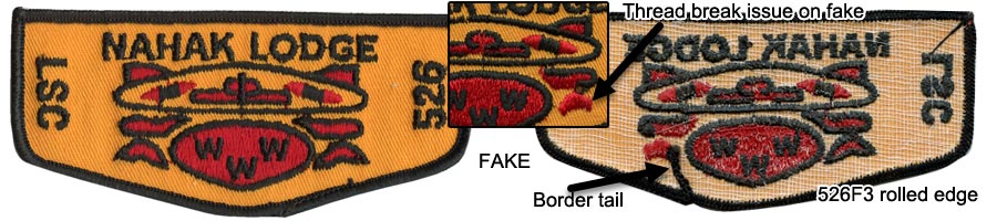 identifying bates fake boy scout patches