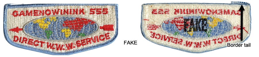 identifying bates fake boy scout patches