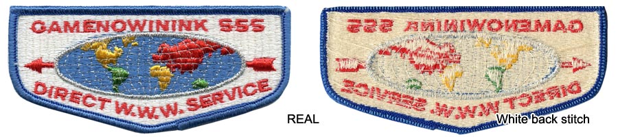 identifying bates fake boy scout patches