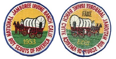Identiying fake boy scout badges