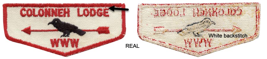 Identiying fake boy scout badges