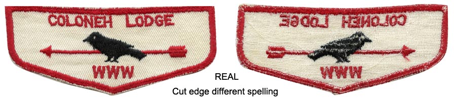 Identiying fake boy scout badges