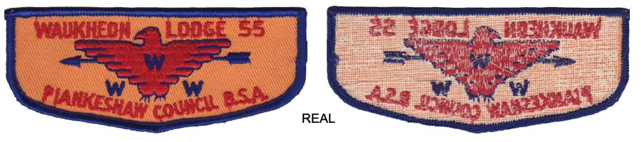 identifying bates fake boy scout patches
