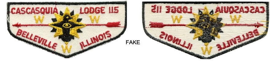 identifying bates fake boy scout patches