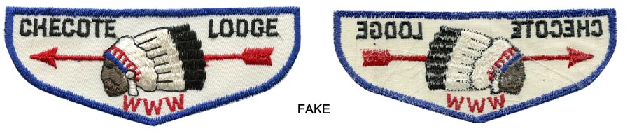 identifying bates fake boy scout patches