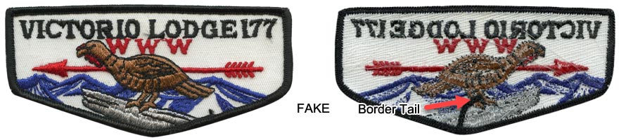 identifying bates fake boy scout patches