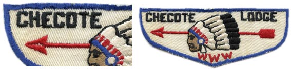 identifying bates fake boy scout patches