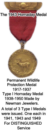 1943 Hornaday Medal