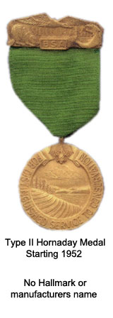 1952 Hornaday Medal