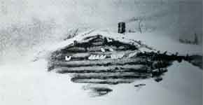 Ernest Cabin in Winter