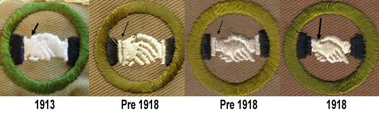 Pre 1918 Boy Scout Merit Badges