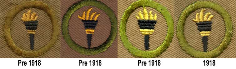 Pre 1918 Boy Scout Merit Badges