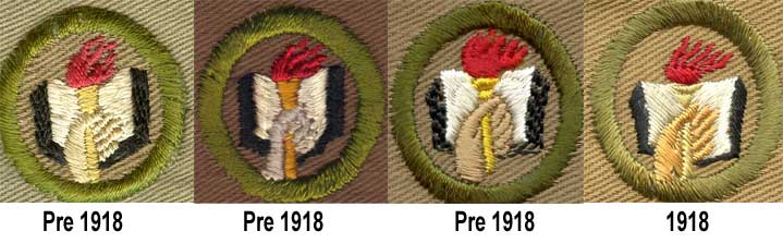 Pre 1918 Boy Scout Merit Badges