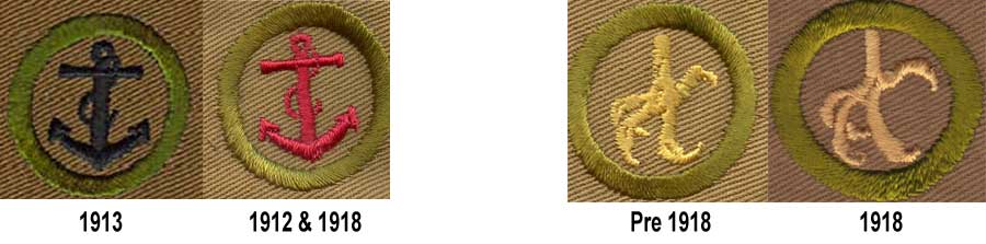 Pre 1918 Boy Scout Merit Badges