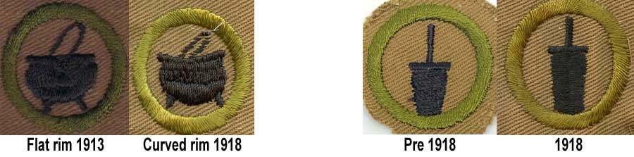 1912-1918 Boy Scout Merit Badges