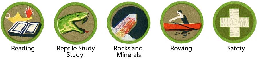 1942 Boy Scout Merit Badges