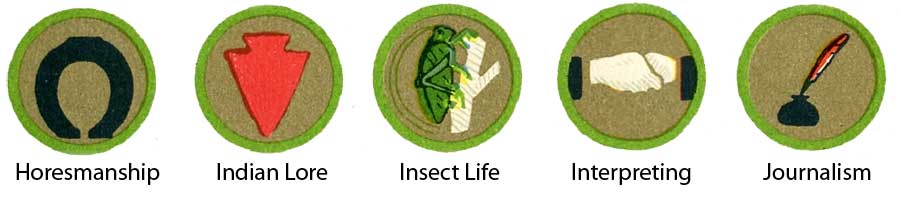 1942 Boy Scout Merit Badges